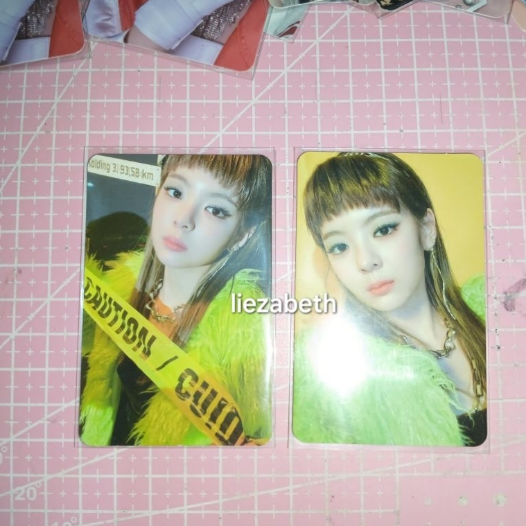 photocard pc lia itzy mitm official