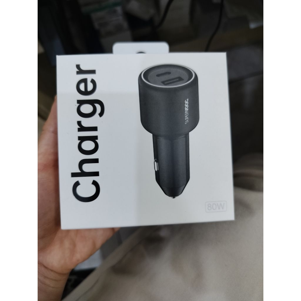 oppo supervooc car charger 80w original segel
