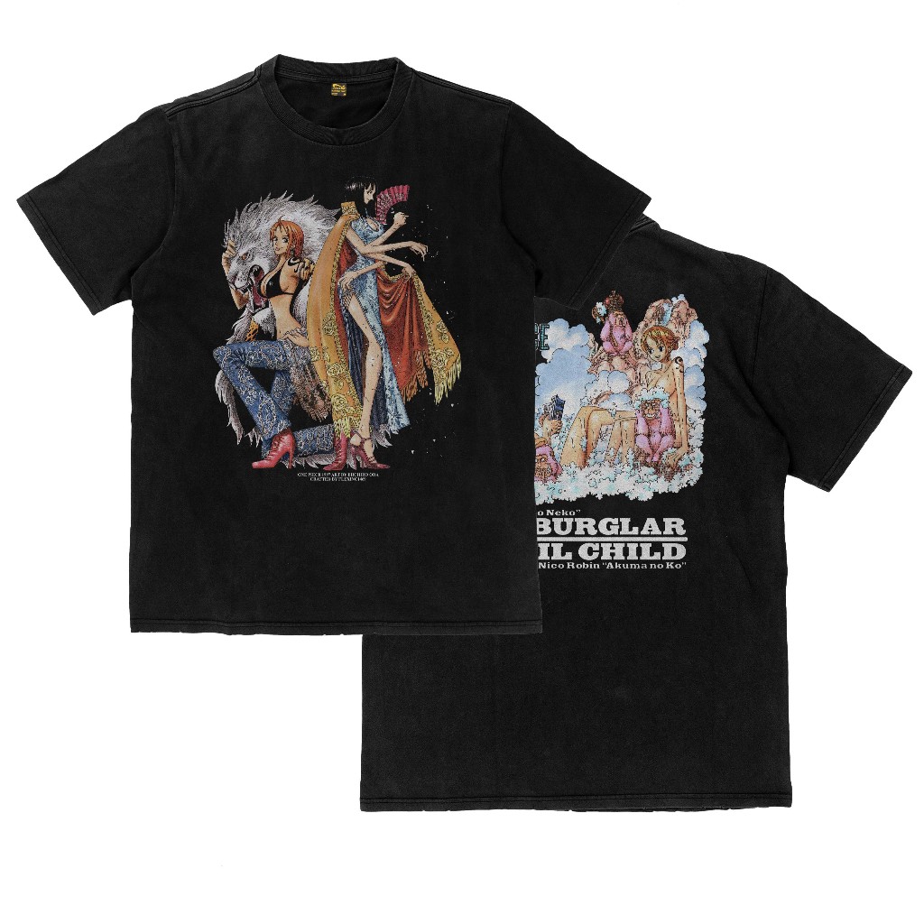 Kaos One Piece Nami Nico Robin Cat Burglar Devil Child Anime Manga Flexinc Tebal 16 Heavyweight