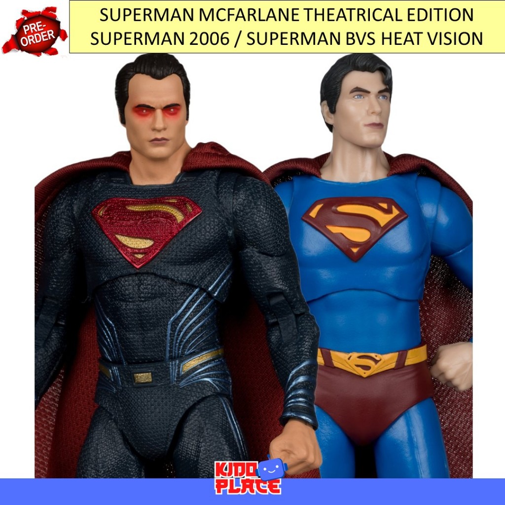 SuperMAN DC Multiverse McFarlane Theatrical Edition SUPERMAN 2006 / SUPERMAN BvS HEAT VISION