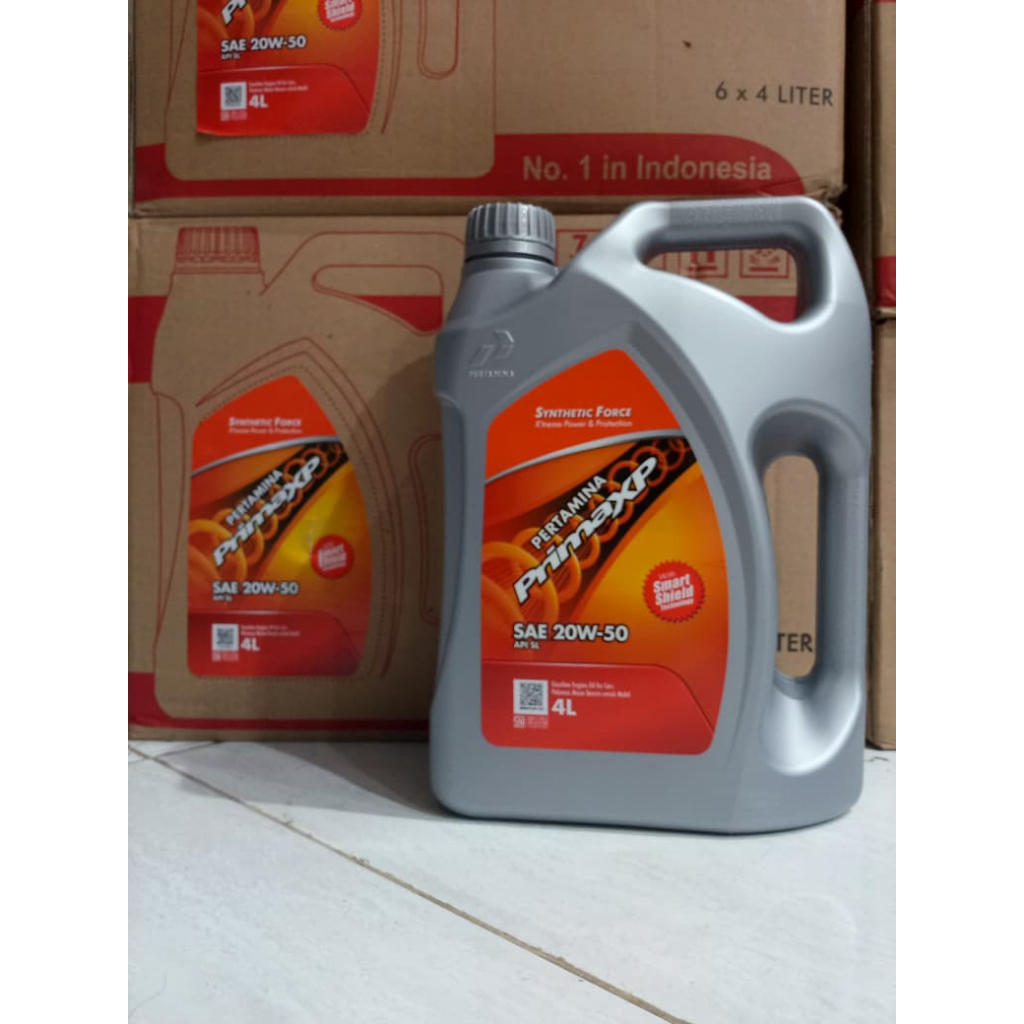 Oli PrimaXp 4 Liter SAE 20W-50 Oli Prima XP 4L SAE 20W-50