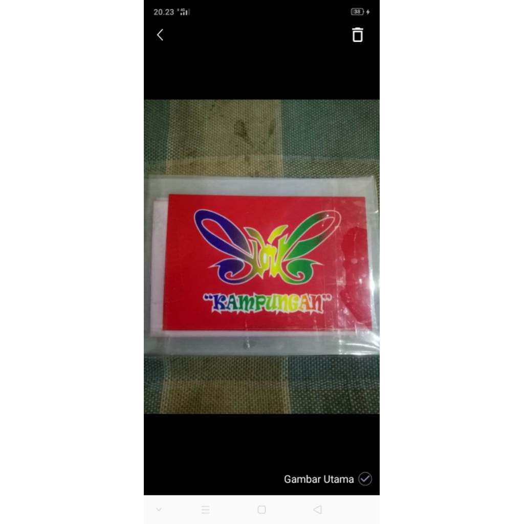 stiker sablon kaos dtf Slank kampungan isi 3 pcs