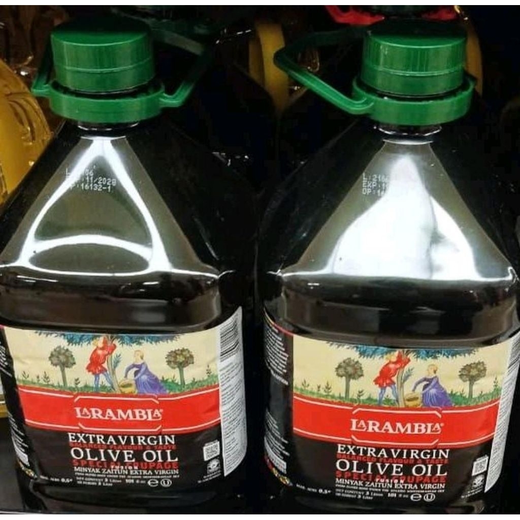 La rambla minyak zaitun extra virgin minyak 3 liter