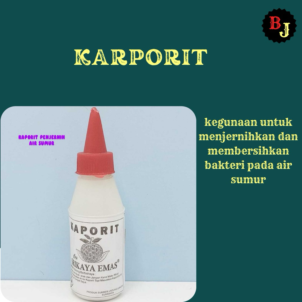 kaporit menjernihkan air sumur