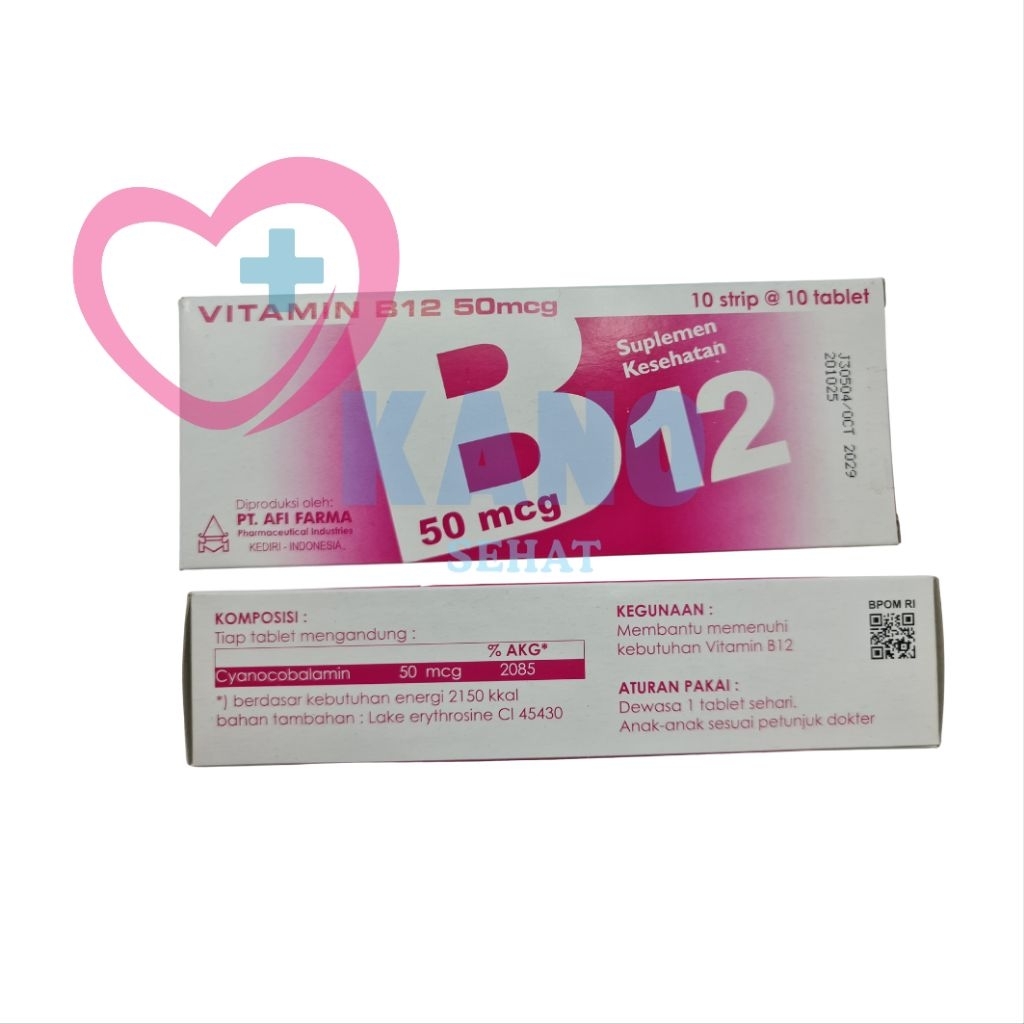 Vitamin B12 50mcg