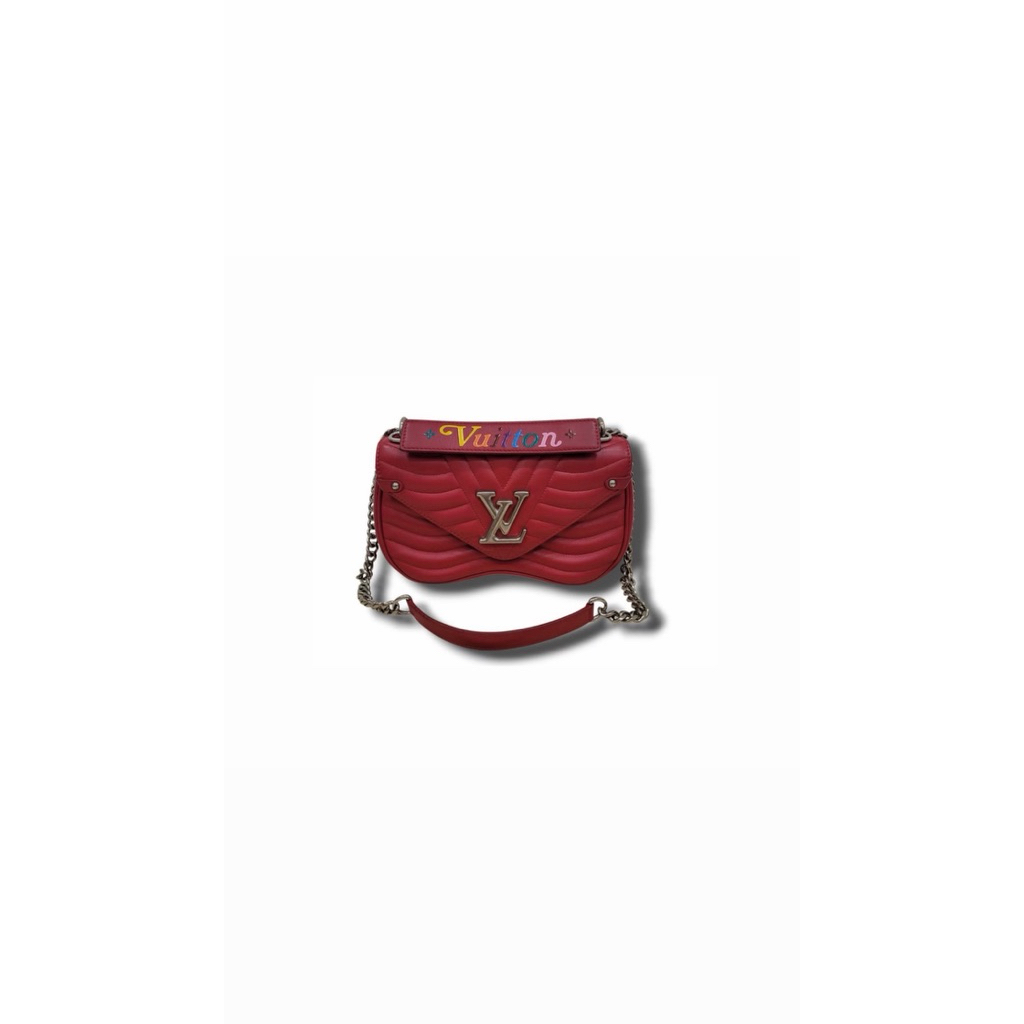 preloved authentic lv mm wave red