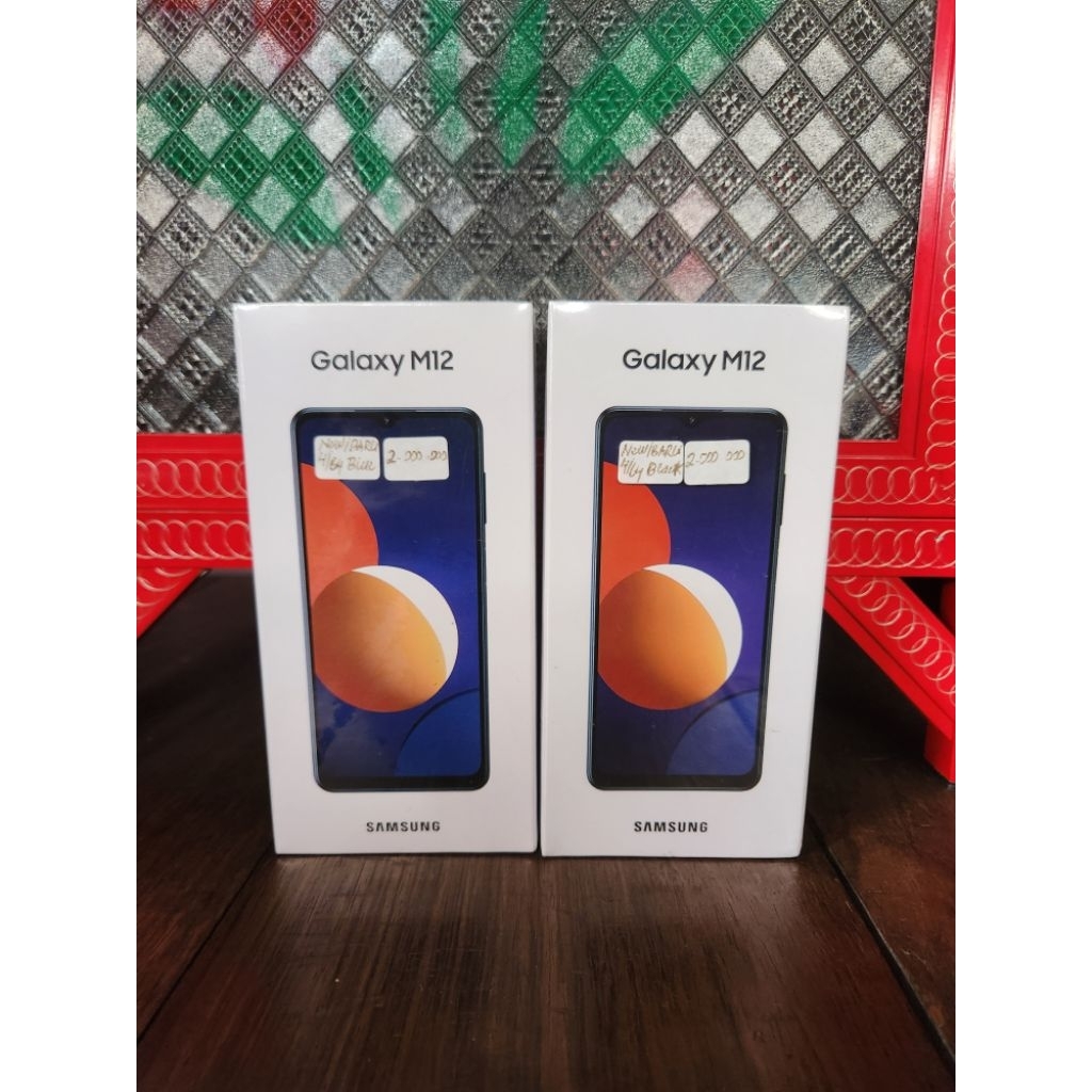 Samsung M12 4/64 Blue/Black Baru