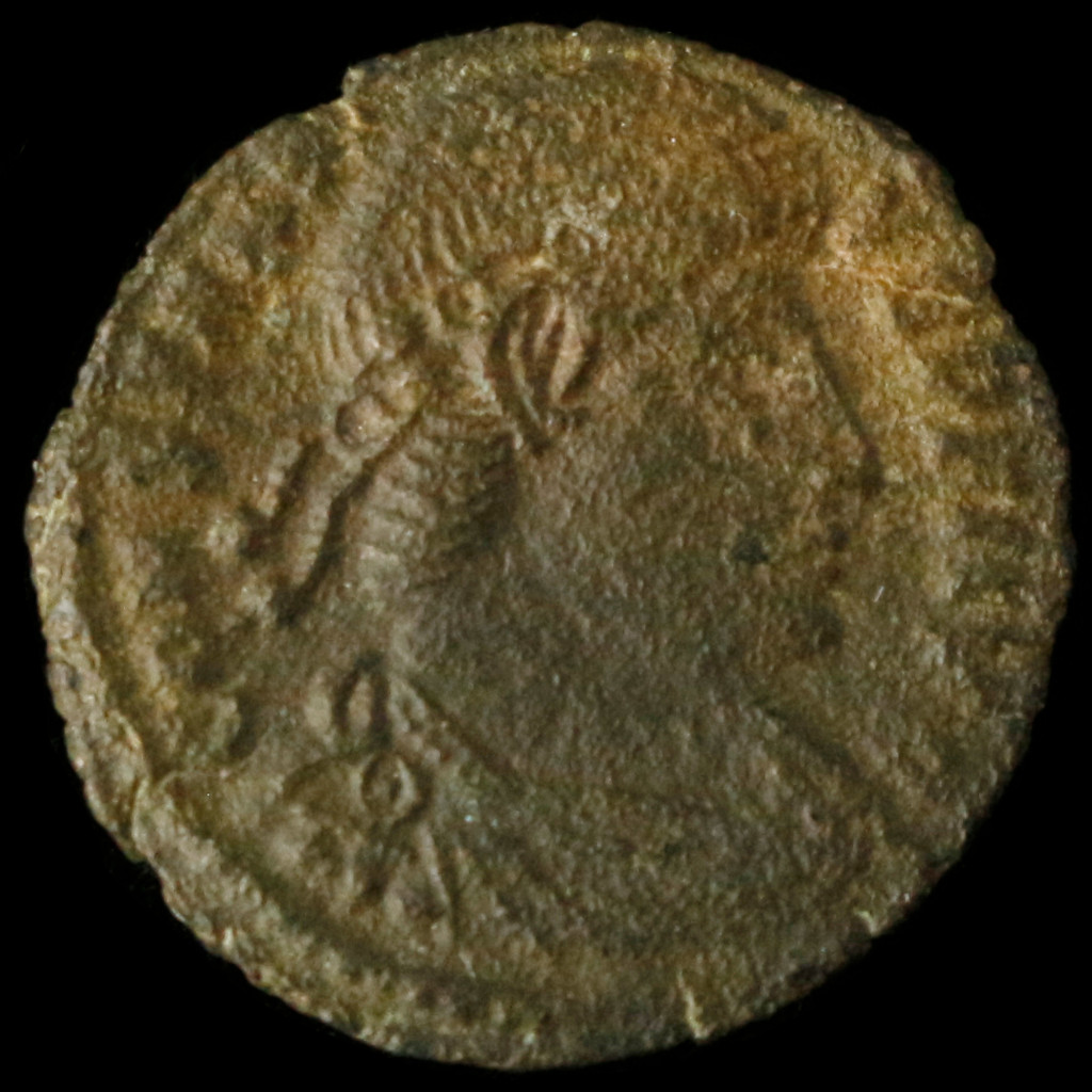 Koin Perunggu Romawi Kuno Two Victories Constantius II  337-361 Masehi
