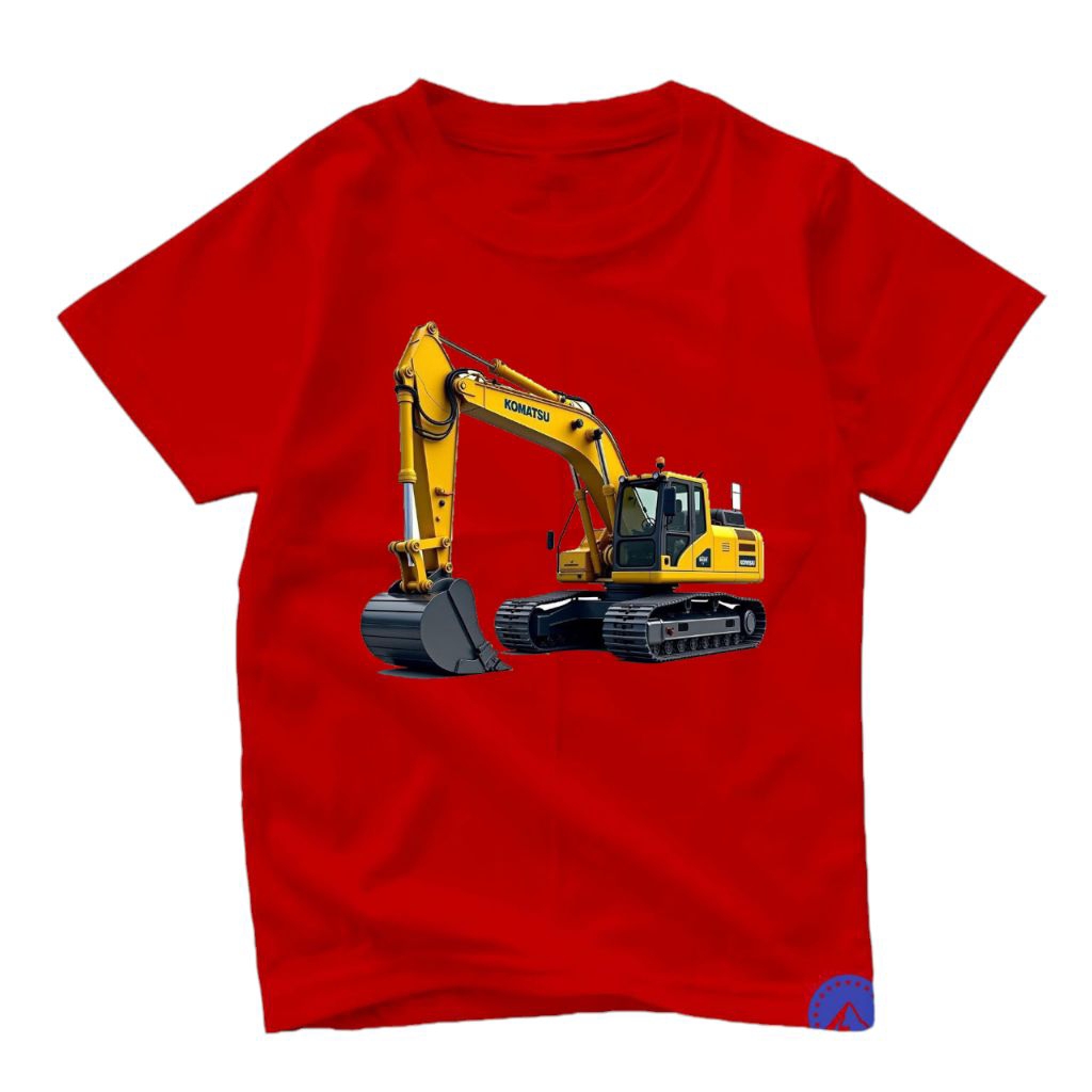 atasan anak kaos anak laki-laki Excavator