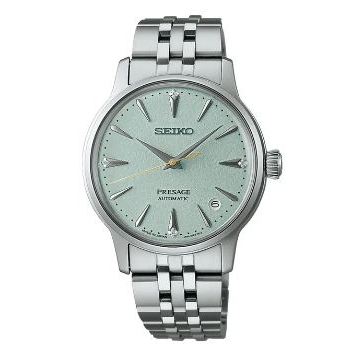 Jam Tangan Wanita Seiko Presage SRPL63 SRPL63J1 Frozen Mojito Diamond Cocktail Automatic Strap Stain