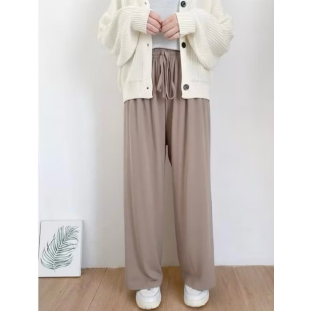 DAILY KULOT UMBRELLA HIGHWAISH| Celana Kulot Wanita Jumbo Panjang | Loose Pants Adem | All Size Stan