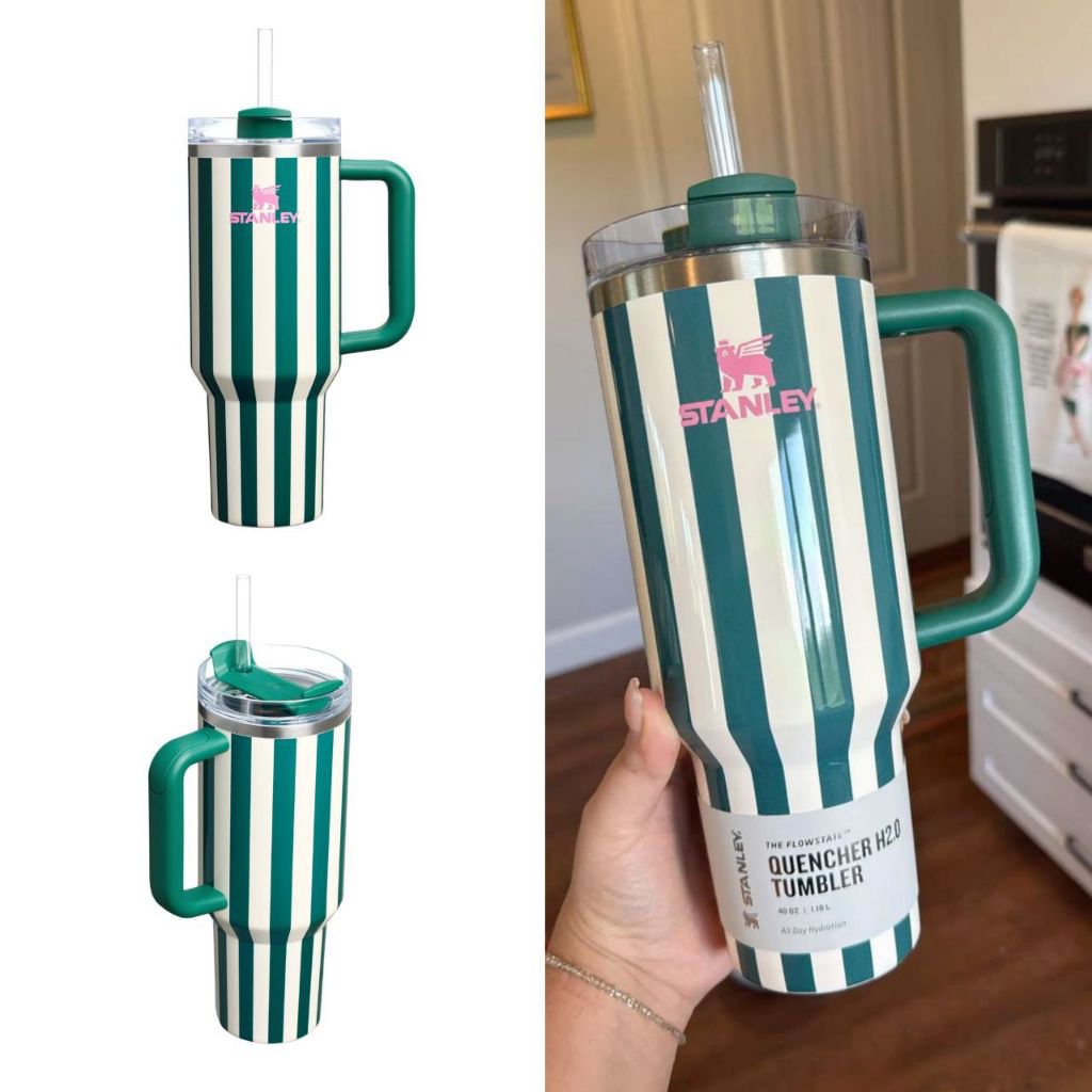 Tumbler Sly Oasis Strip 40 OZ - Botol minum panas & dingin