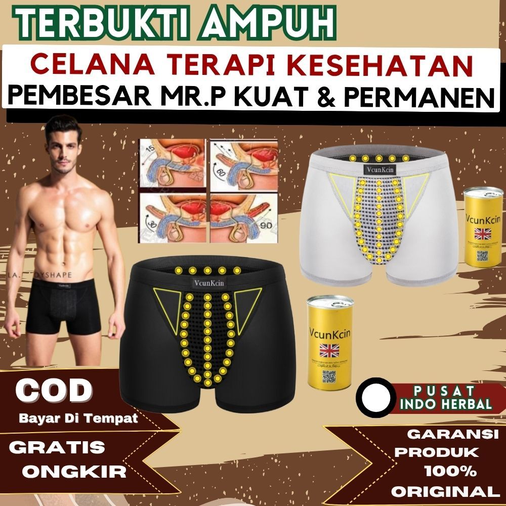 VCUN KCIN Original Celana Dalam Pria Boxer Magnet Ion Negatif Kesehatan Pria Dewasa Anti Bakteri Nya