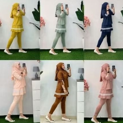 set baju senam / baju renang set/baju senam set/set baju olah raga