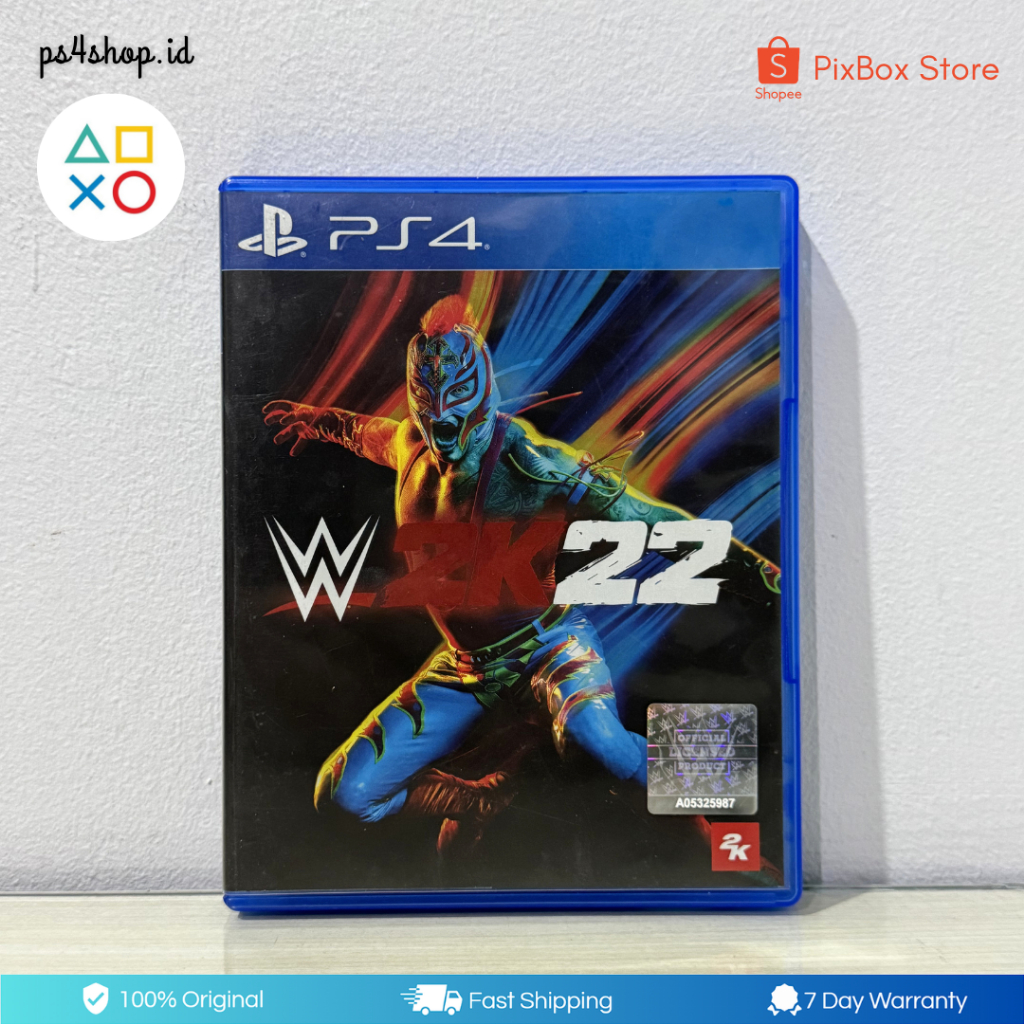 BD Kaset WWE 2K22 PS4 Second Bekas Original | WWE2K22 PS4 W2K22 Game Smack Down 2022 PlayStation