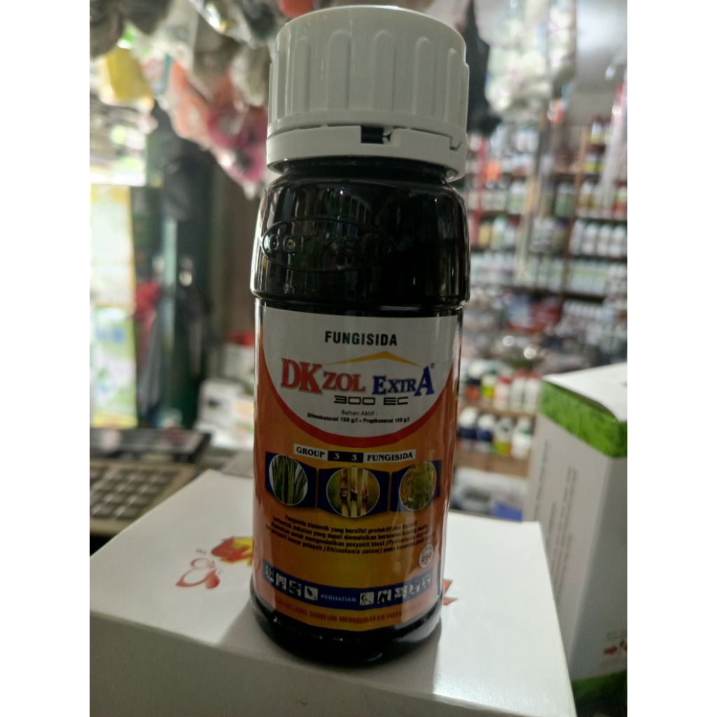 Fungisida DK Zol Extra 250ml DKZOL Extra 300EC Bahan Aktif Difenkonazol 150 g/l + Propikonazol 150 g