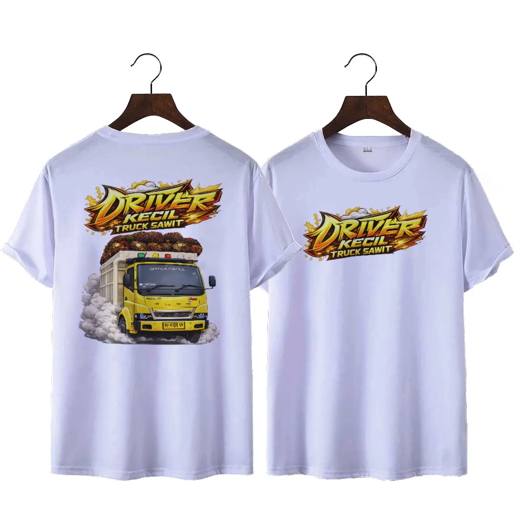 KAOS BAJU TSHIRT DRIVER KECIL TRUK SAWIT - KAOS TRUCK OELNG DEWASA TERBARU