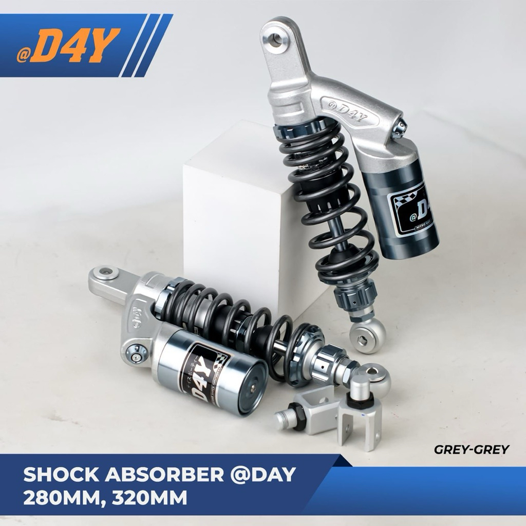 SHOCK TABUNG SKOK BELAKANG BEBEK 280mm D4Y PNP VEGA LAMA VEGA OLD FIZ R JUPITER Z