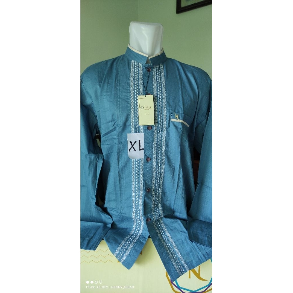 promo Baju koko NIZAR bordir