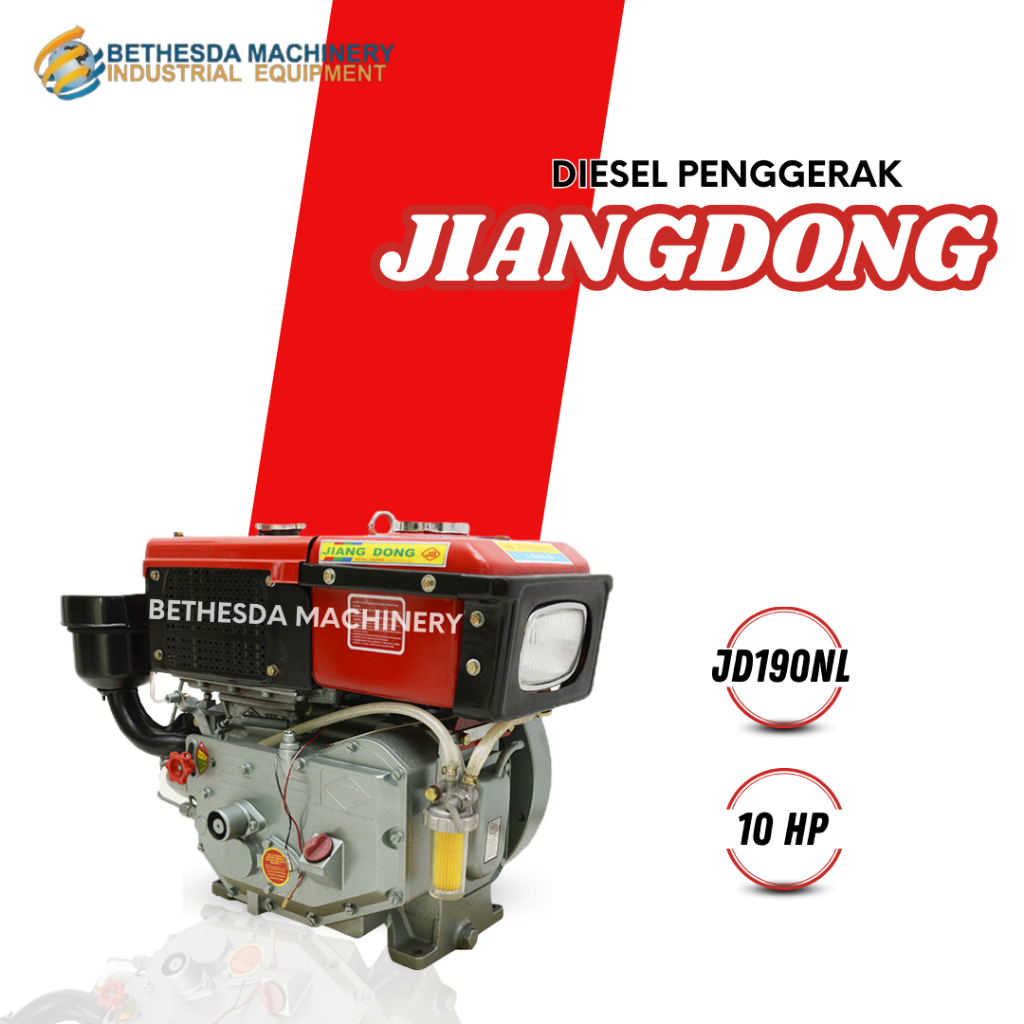 Diesel Penggerak 10 PK Jiangdong Solar R190NL / Mesin Penggerak 10 HP