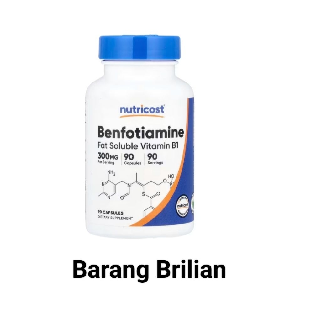 Nutricost Benfotiamine 300 mg 90 Capsules