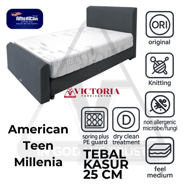 American Teen Milenia 120 x 200 120x200 Kasur Saja Mattres Only