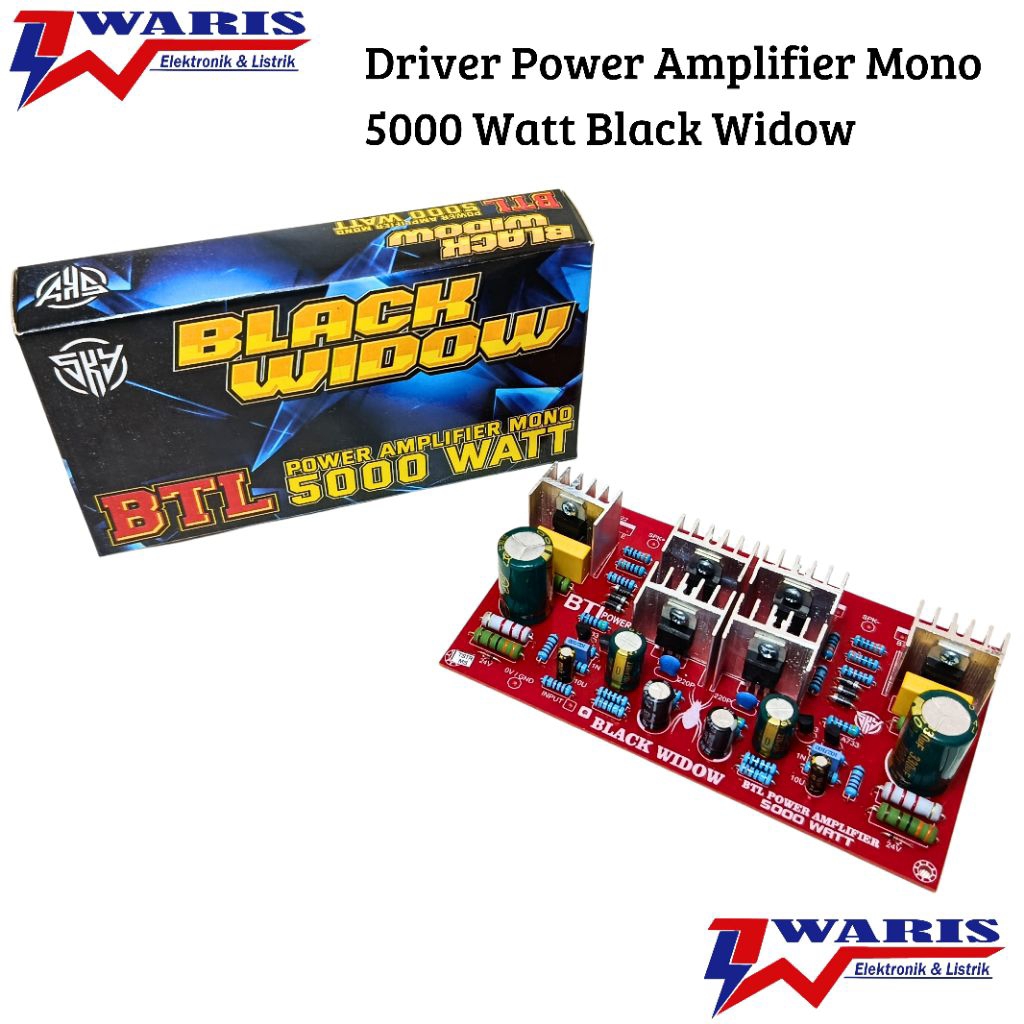 Kit BTL Driver Power Ampli Amplifier Mono 5000W Shadow / BLACK WIDOW