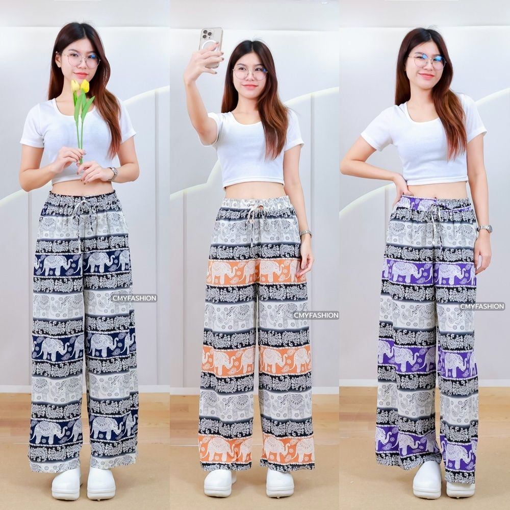 Kulot Gajah Hommy Panjang Celana Kulot Motif Wanita Terbaru Best Seller Ukuran Jumbo Katun Rayon