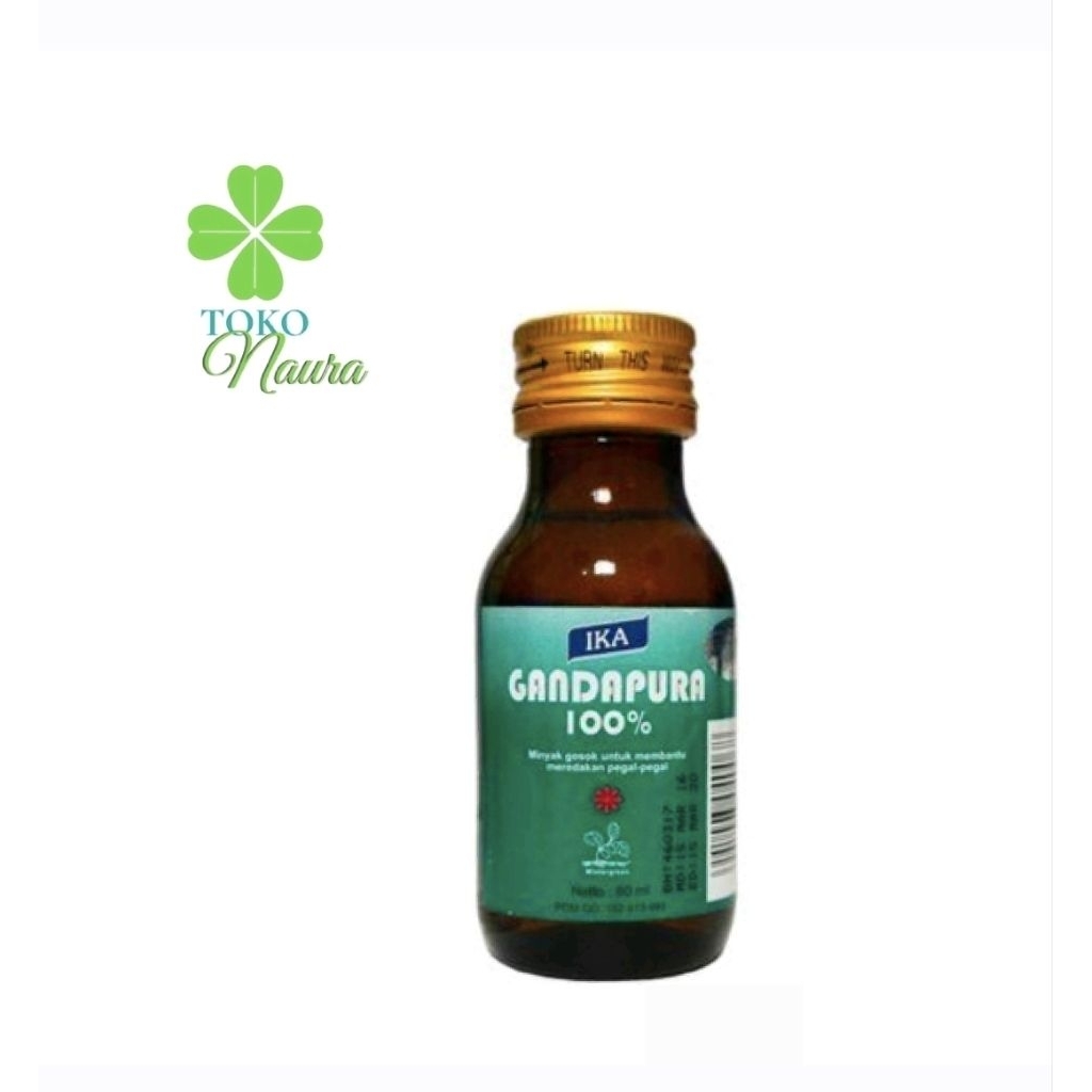 Minyak Gandapura 60 ml Murni 100% Minyak gosok Ikapharmindo