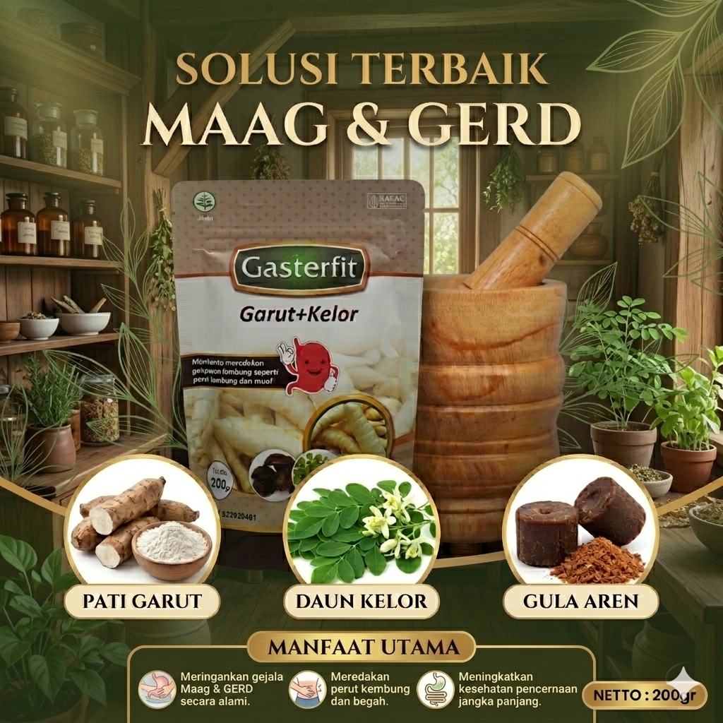 JENANG GASTERFIT ORIGINAL OBAT ASAM LAMBUNG