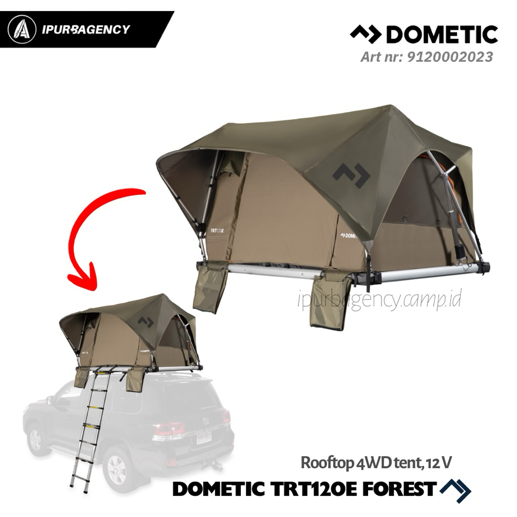 Dometic Forest - Comfortable Rooftop Tent for Two, Perfect for - Forest Trips and Camping (TRT120E)