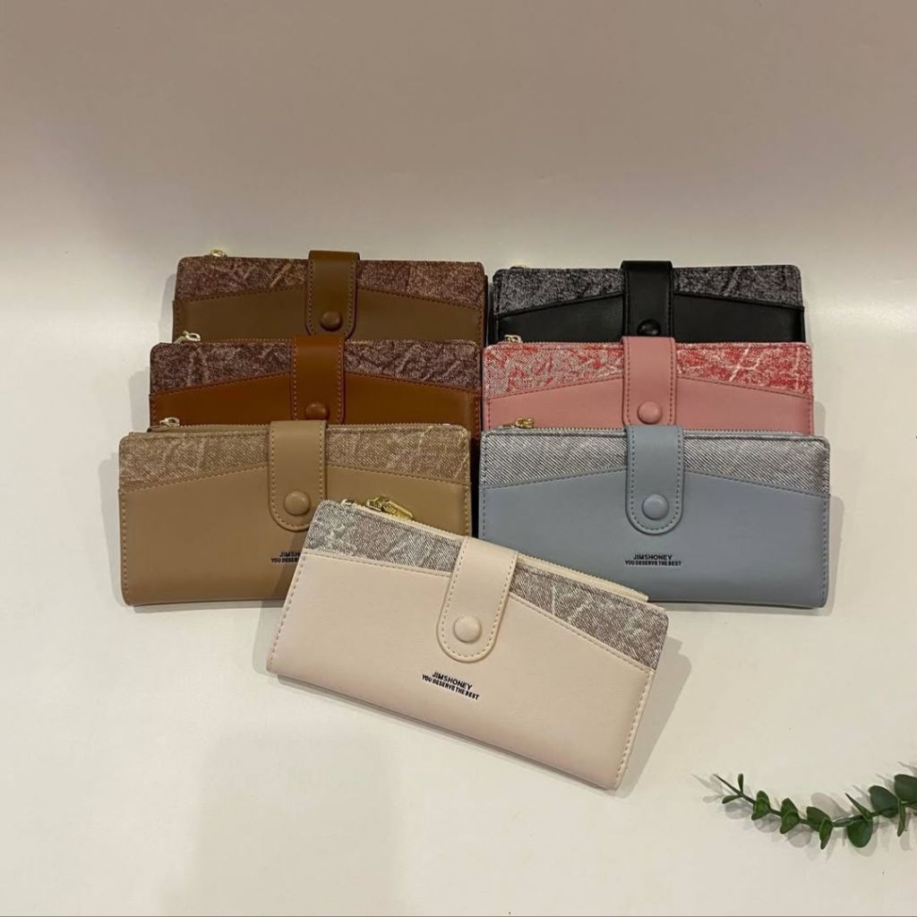 VALLA WALLET JIMS HONEY | DOMPET PANJANG IMPORT | DOMPET LIPAT PANJANG JIMS HONEY | DOMPET WANITA