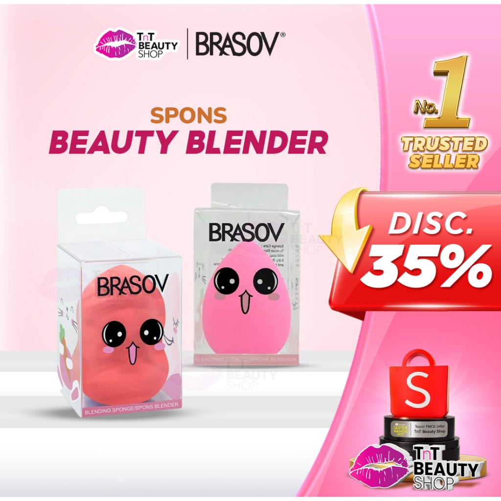 BRASOV Beauty Blender | Sponge Blending | Egg | Tear Drop | Guci | Tnt Beauty Shop