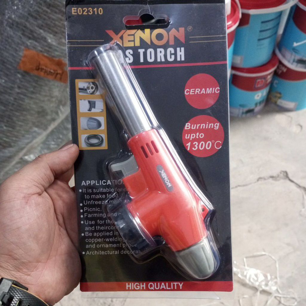 xenon Gas Portable Torch Kepala Las Flame Gun bakar sate seafood BBQ Blow Torch Flame Gun