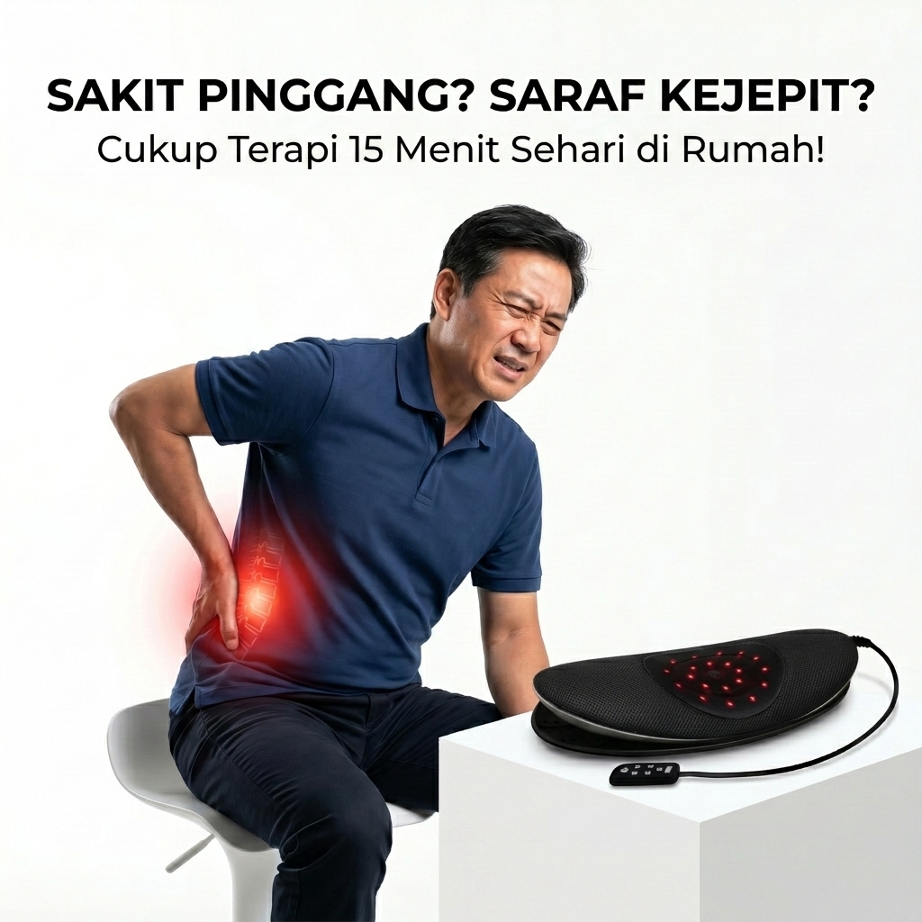 DR. QYU LUMBAR TRACTION DEVICE GOGOMALL - TERAPI MENGATASI SYARAF TERJEPIT