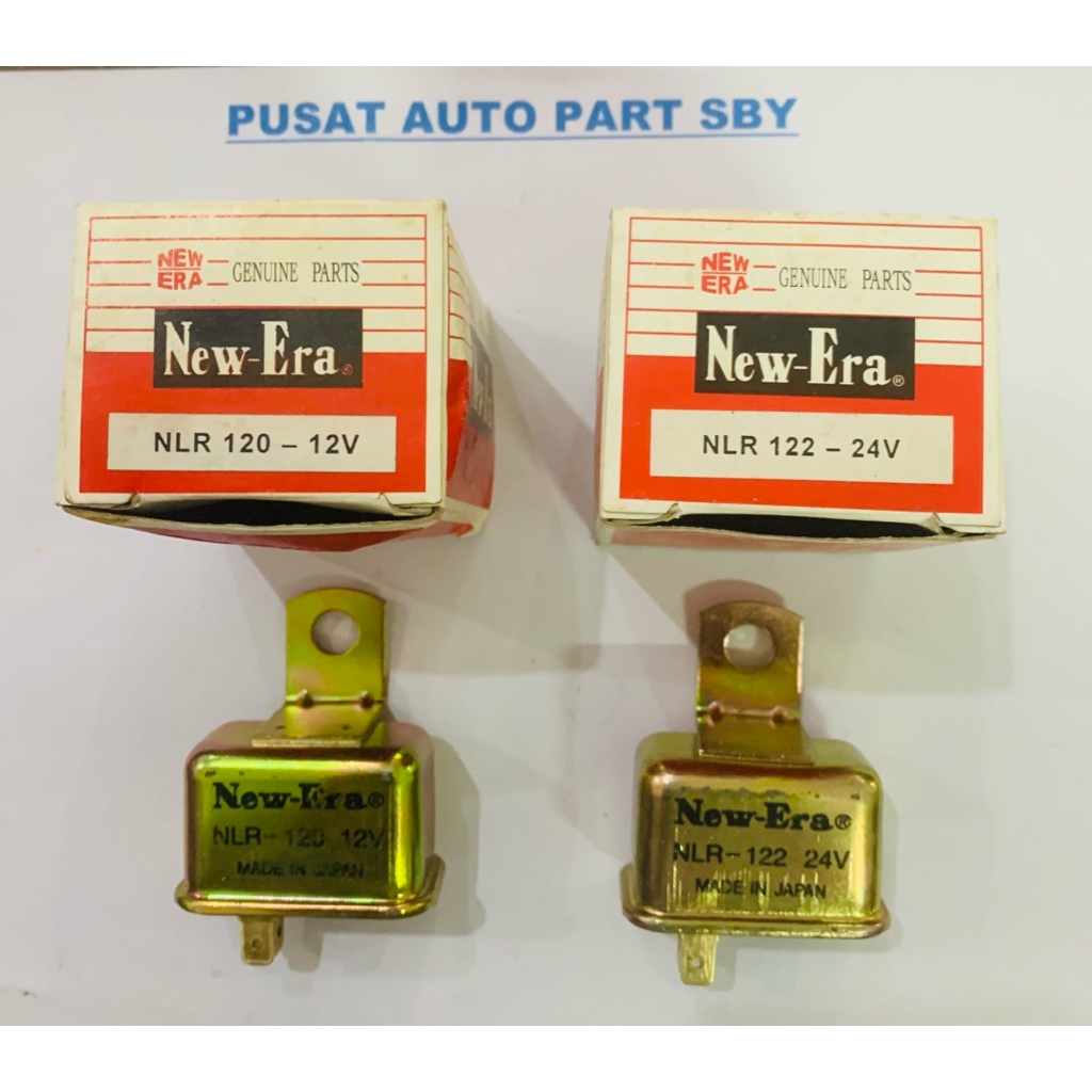 Relay Klakson / Horn Relay 3 Kaki 12 Volt NLR-120 & 24 Volt NLR-122 New Era