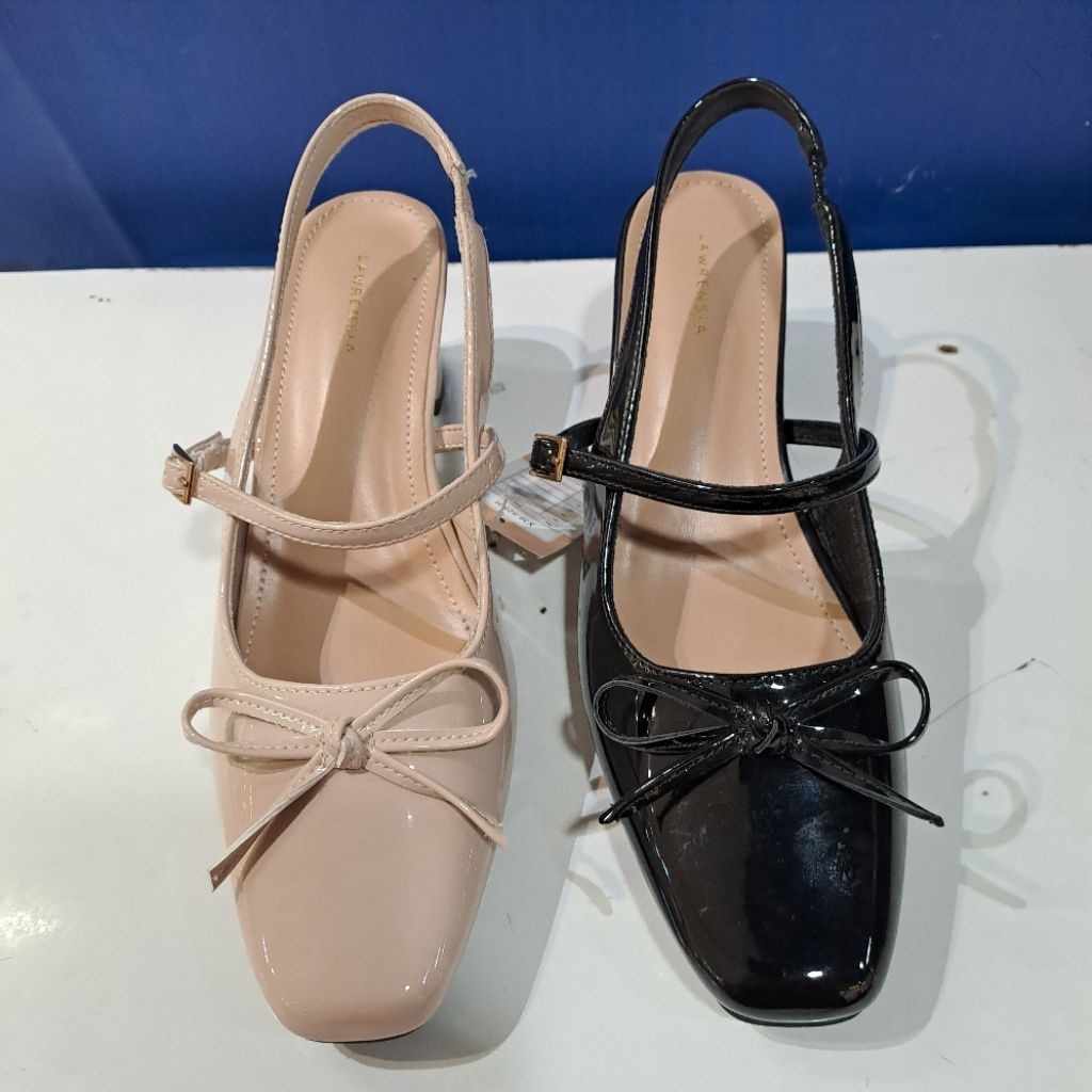 Sandal sepatu wanita lawrensia hak 5 cm