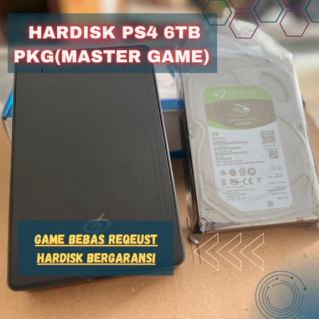 Hardisk Eksternal PS3/PS4 6tb