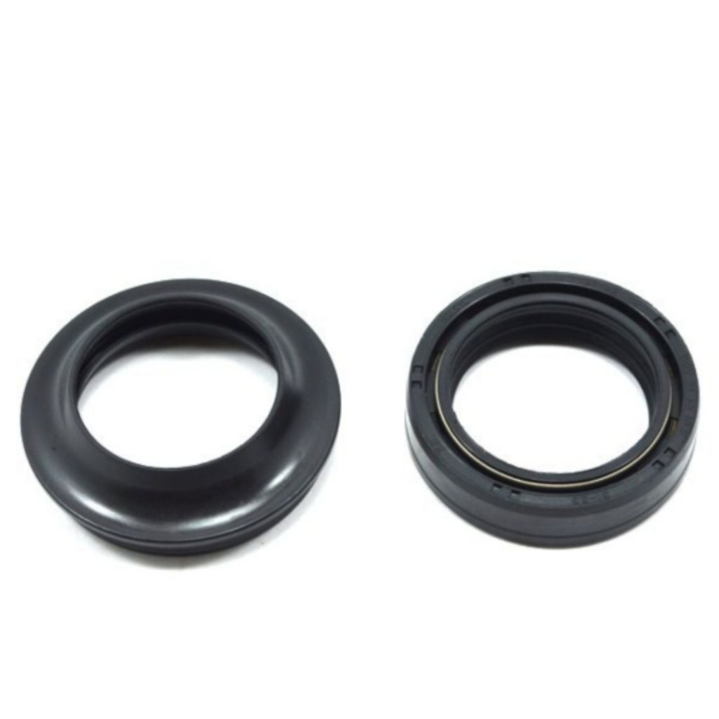Seal sil tutup abu Shock depan 1PCS+1PCS Sil shock depan Motor Listrik Volta 302 Volta 401 Volta 302
