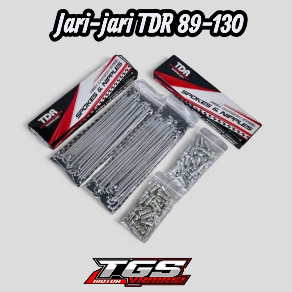 JARI-JARI TDR croum anti kara ukuran 89-130 untuk motor All Vario,All Beat,Genio, Scoopy (ring 14), 