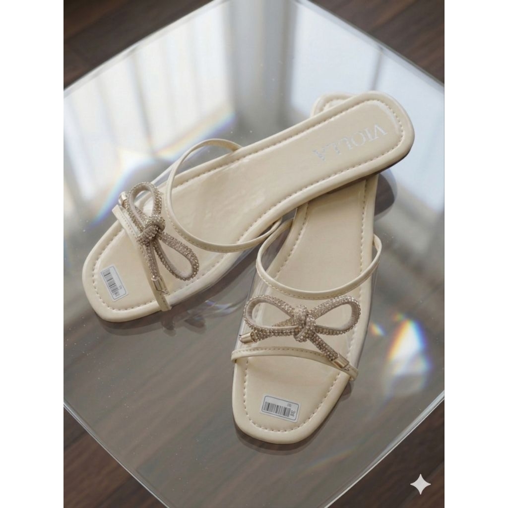 sandal wanita Jelle kaca FALISHA.ID dengan bahan fremium nyaman di pakai seharihari