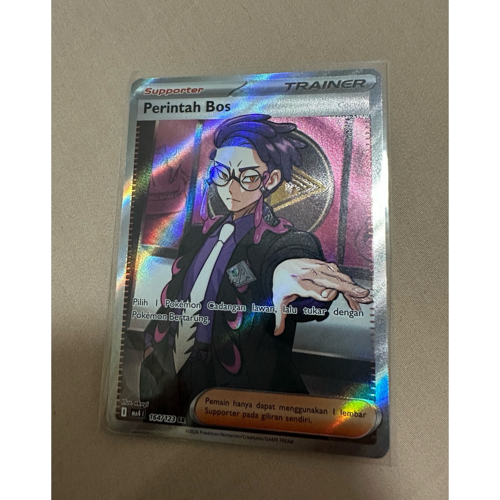 kartu pokemon ma4 perintah bos sr 164 ledakan peniada ori idn kode etalase #041