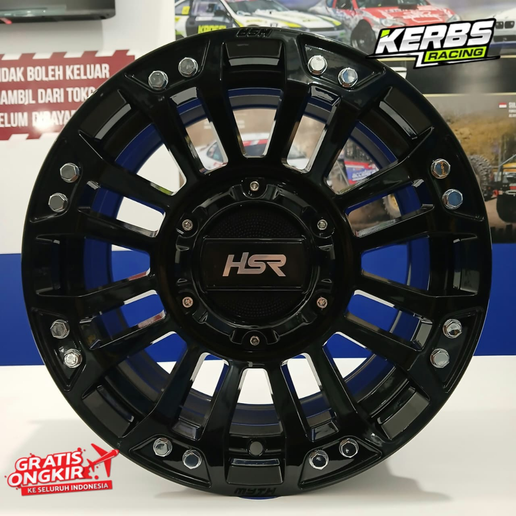 Velg mobil hsr ring 14 elegant pcd 9x114,3 buat granmax apv new carry avanza xenia dll pelek ring14