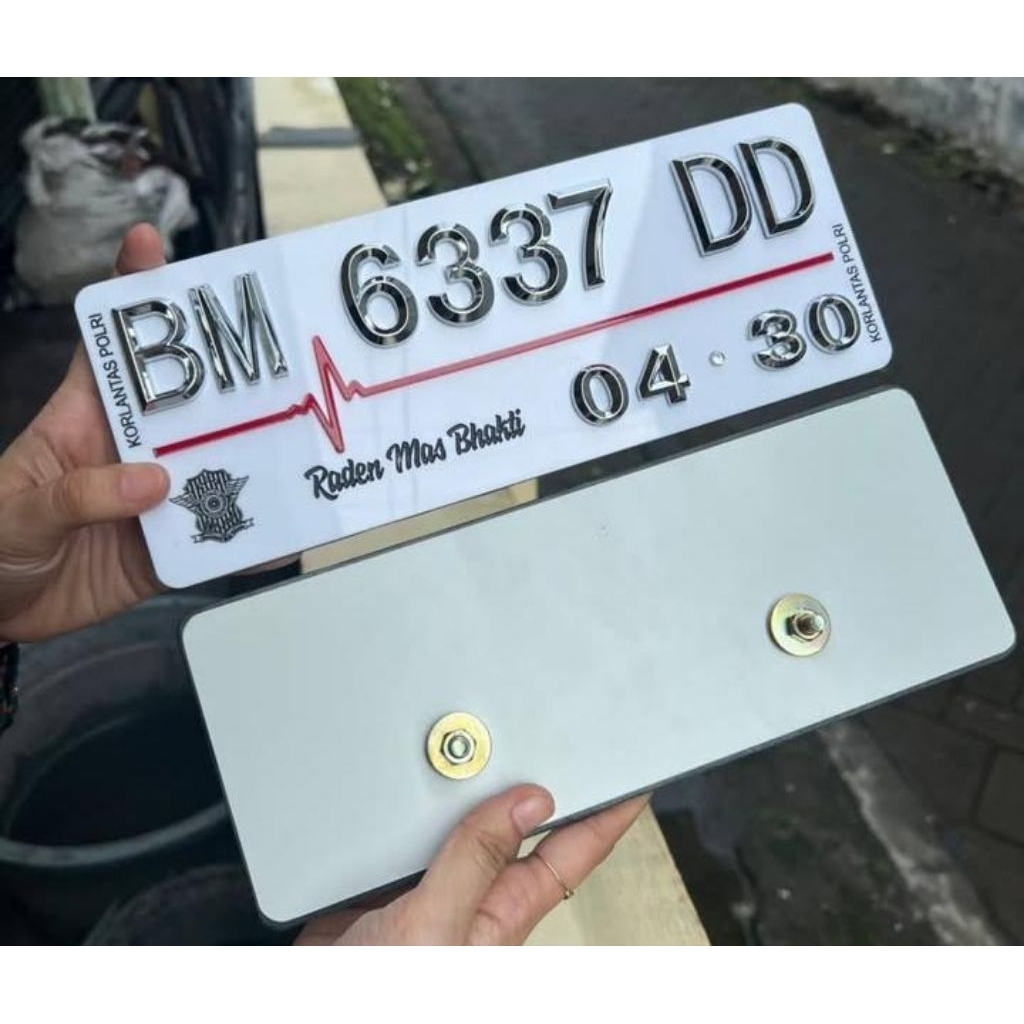 Variasi Timbul || Baut tanam || Variasi plat murah || Variasi Angka Timbul Motor