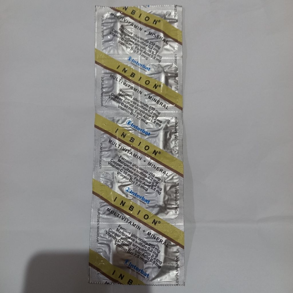 Inbion strip 10  kapsul