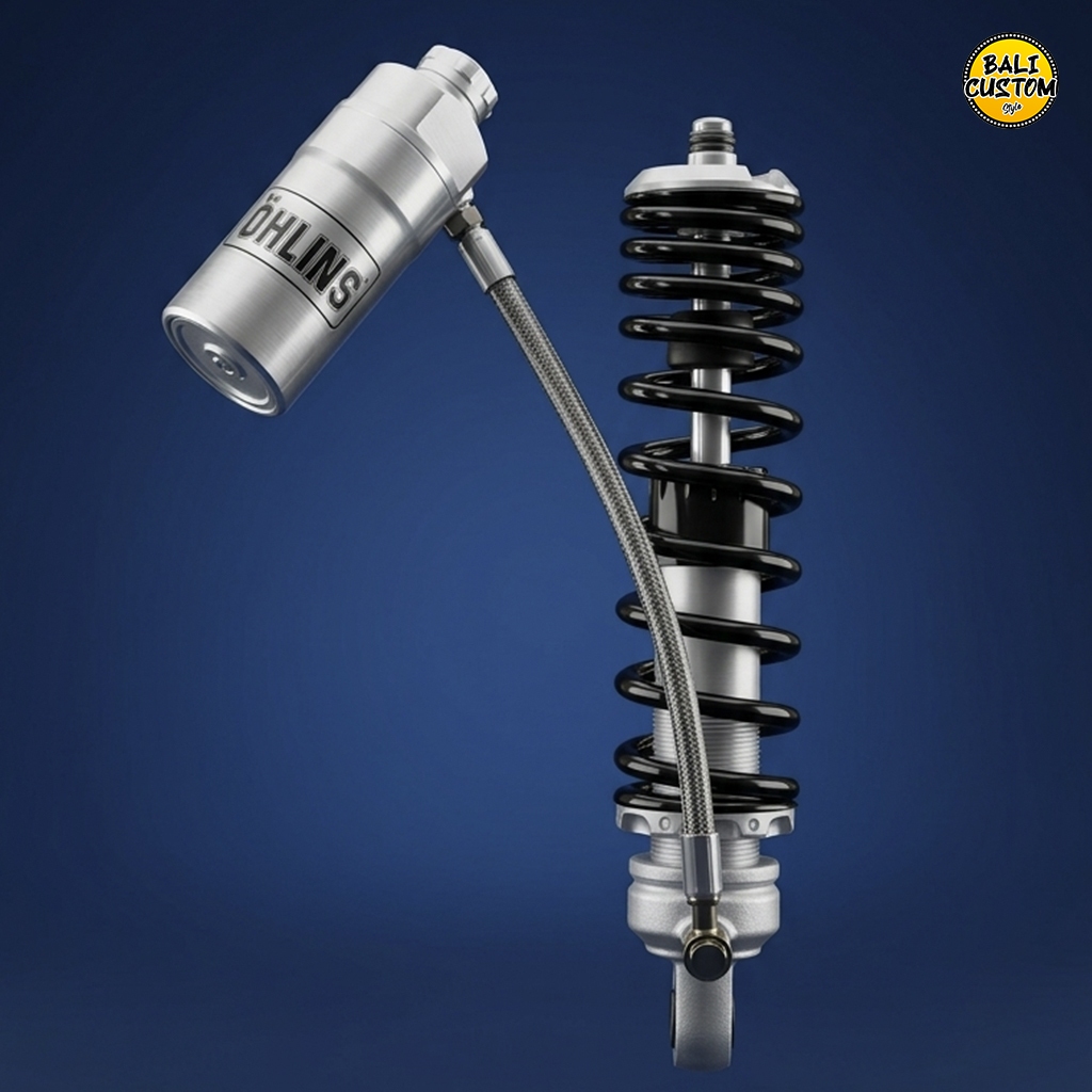 Copy Ohlins Tabung Pisah Fungsi Vespa matic Sprint,Primavera,Lx,S125