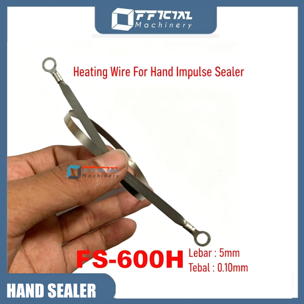 elemen heating kawat pemanas hand Sealer fs-600 lebar 5mm