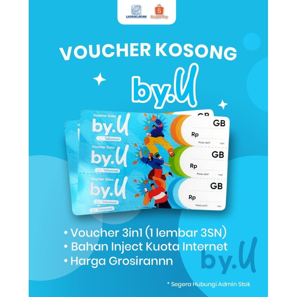 VOUCHER KOSONG BY.U