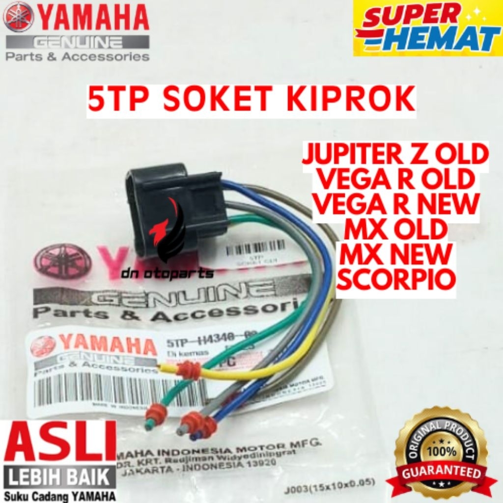 SOKET KIPROK ORIGINAL YAMAHA KODE 5TP, SOKET KIPROK JUPITER Z OLD, SOKET KIPROK VEGA R OLD, SOKET KI
