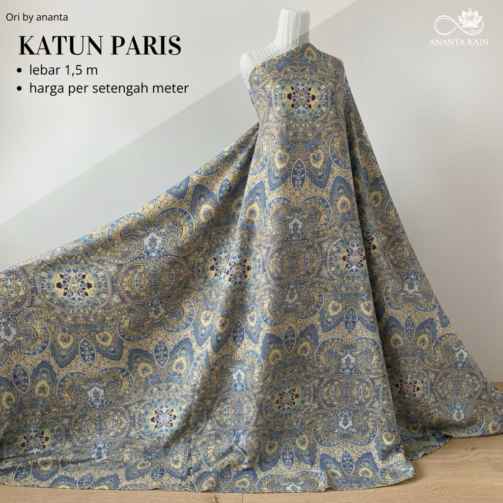 kain katun paris premium motif batik